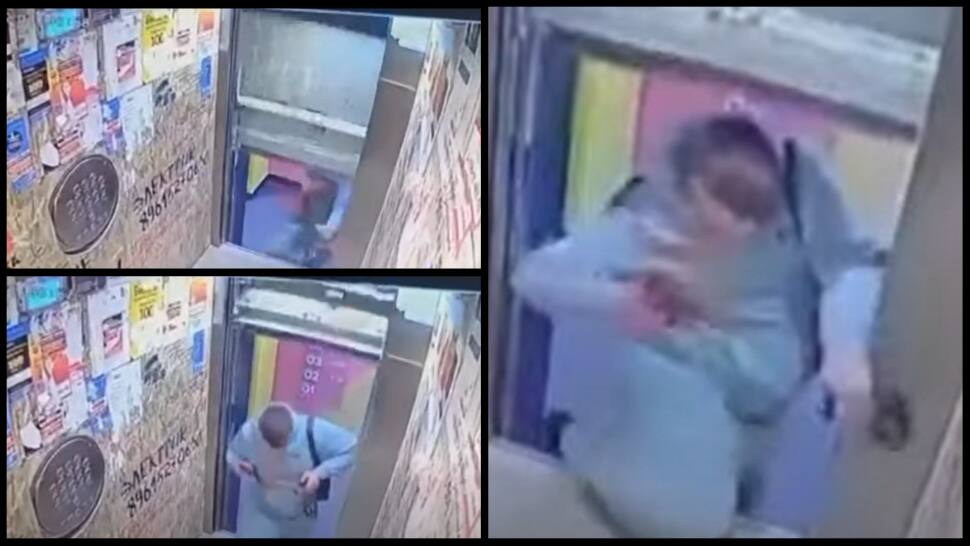 Man almost gets his head chopped off due to dysfunctional elevator - WATCH - Vimarsana News