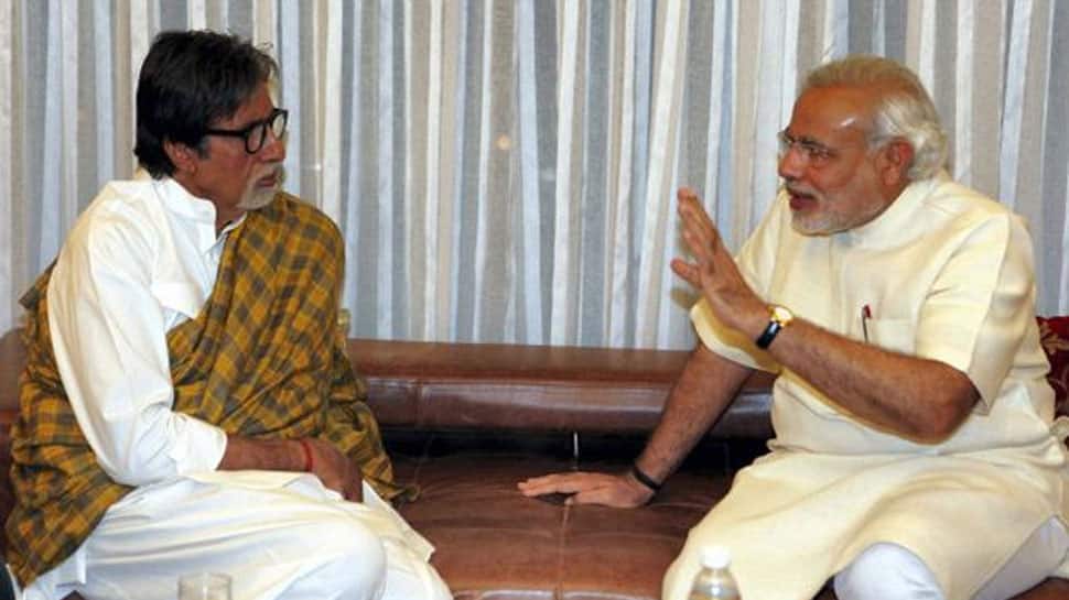 On Amitabh Bachchan&#039;s 80th birthday, Prime Minister Narendra Modi wishes &#039;remarkable film personality&#039; on Twitter!