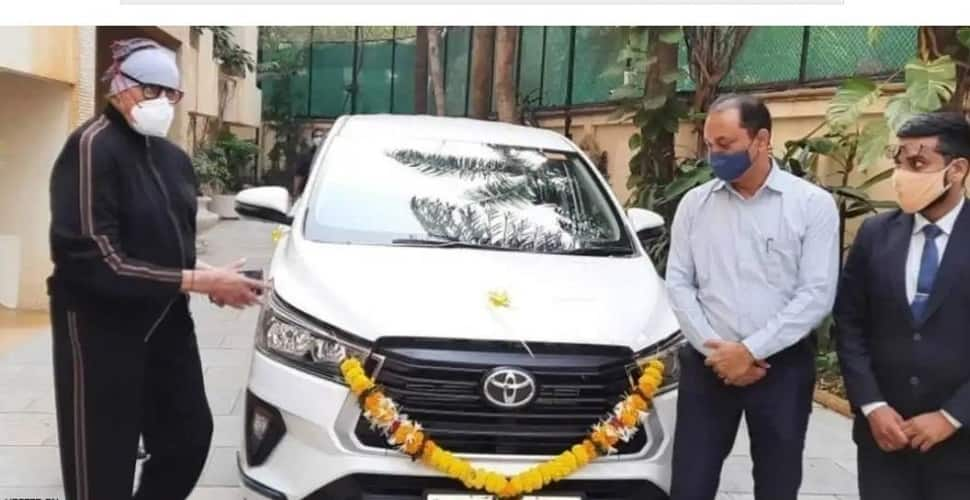 Amitabh Bachchan Toyota Innova Crysta