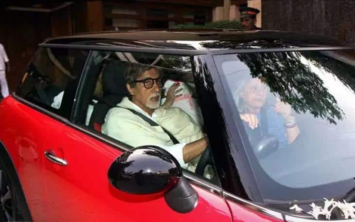 Amitabh Bachchan Mini Cooper