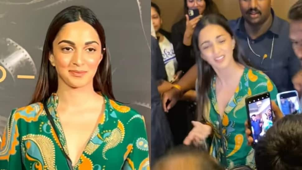 Kiara Advani gets upset with the paps as they push a senior citizen: WATCH 