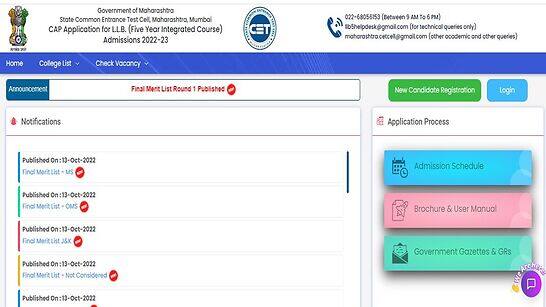 MHT CET Counselling 2022: 5 year LLB Final Merit List RELEASED at llb5cap22.mahacet.org- Direct link to check here