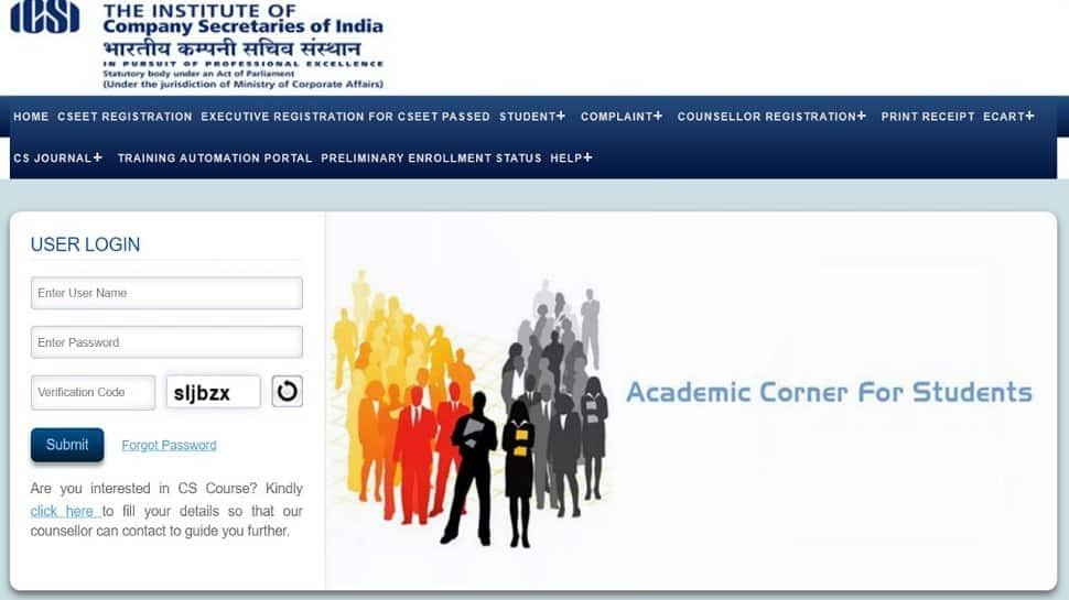 ICSI CSEET November 2022 registration ends tomorrow on smash.icsi.edu, direct link here