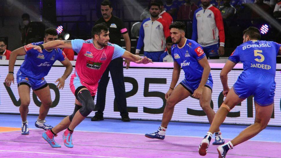 Jaipur Pink Panthers vs Gujarat Giants Live Streaming: When and Where to Watch Pro Kabaddi League Season 9 Live Coverage on Live TV Online