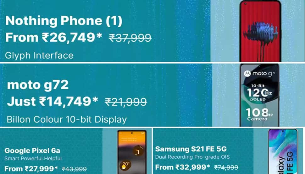 Flipkart Sale 2022 Mobile Offers Today: Huge discount on smartphones in Diwali sale; check here