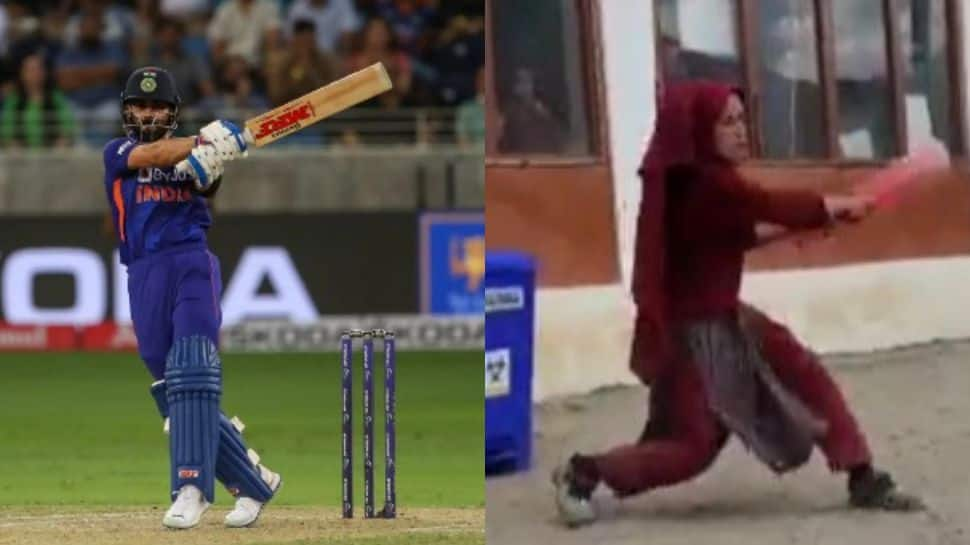 Lady Virat Kohli: School girl from Ladakh bats like a pro, video goes viral-Watch