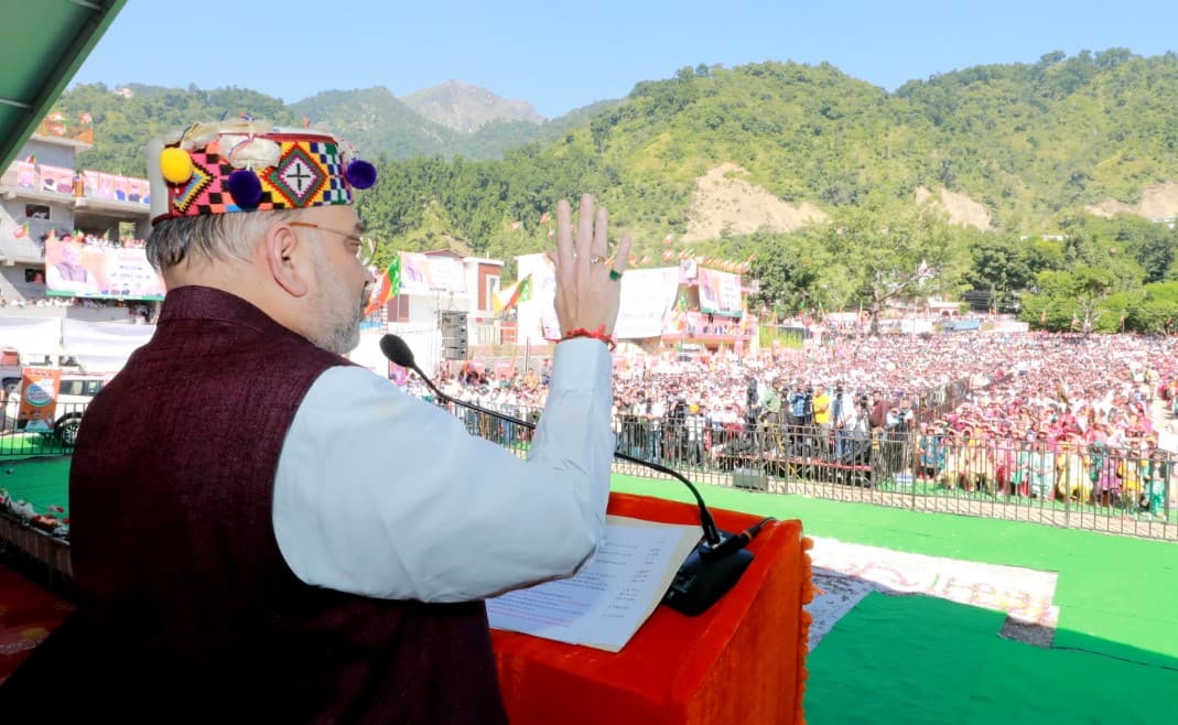 Himachal Pradesh Elections: &quot;Jai Hatti, Jai Matti&quot; - Amit Shah gets warm welcome in hill state