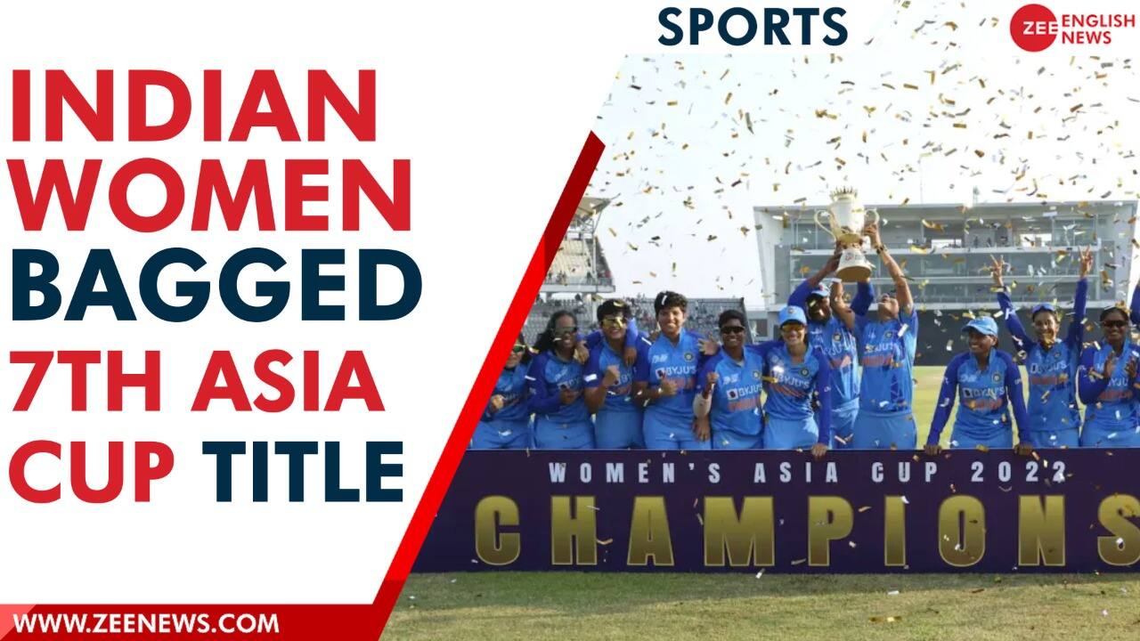 Indian women's cricket team the Asia Cup 2022 champion for the