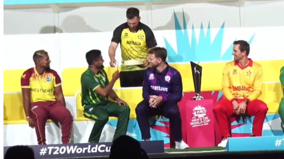 Aaron Finch wins Pakistan hearts after presenting Babar Azam birthday cake, WATCH reactions 