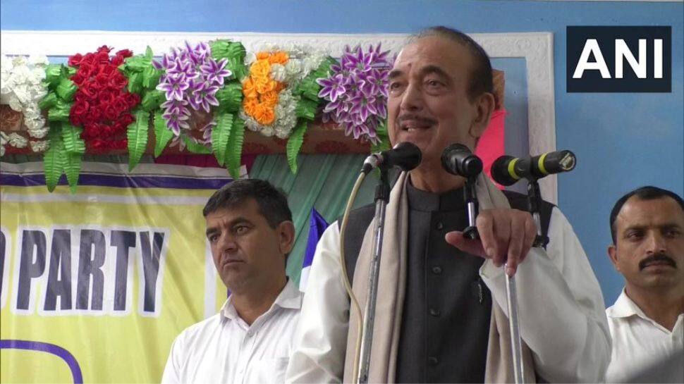 Ghulam Nabi Azad announces 3 agendas for Jammu and Kashmir, calls for restoration of statehood ahead of assembly polls