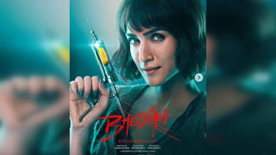 Kriti Sanon’s short hair look from &#039;Bhediya&#039; out, Ayushmann Khurrana, Huma Qureshi react- SEE PIC 