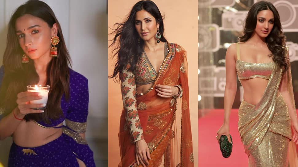 Diwali 2022 Celebrities outfits: Katrina Kaif, Alia Bhatt and Kiara Advani&#039;s pataka desi look to get inspired this festival  - IN PICS