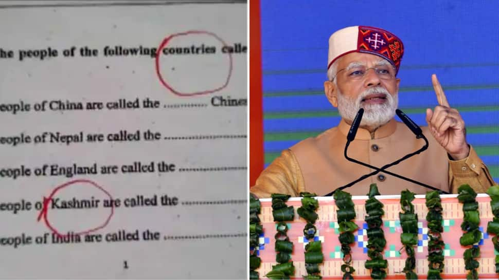 ‘Mistakes happened by PM Modi as well&#039;: Bihar Minister on question paper gaffe on Kashmir