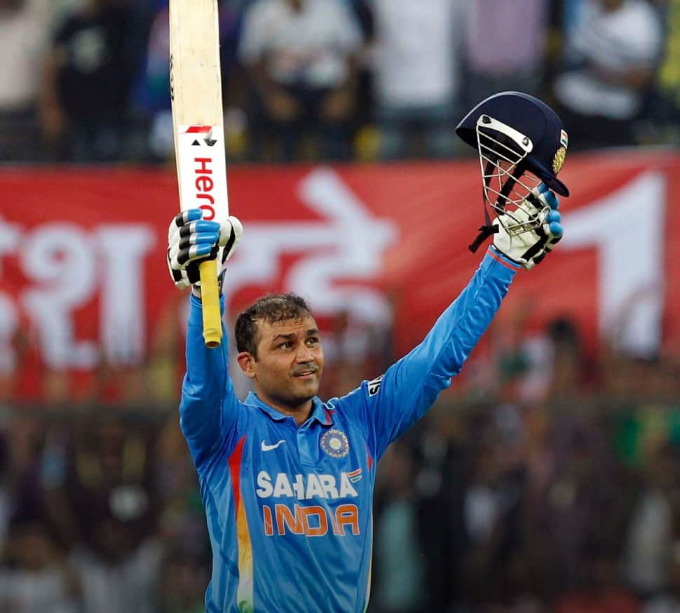 Virender Sehwag has highest score in ODI by a captain