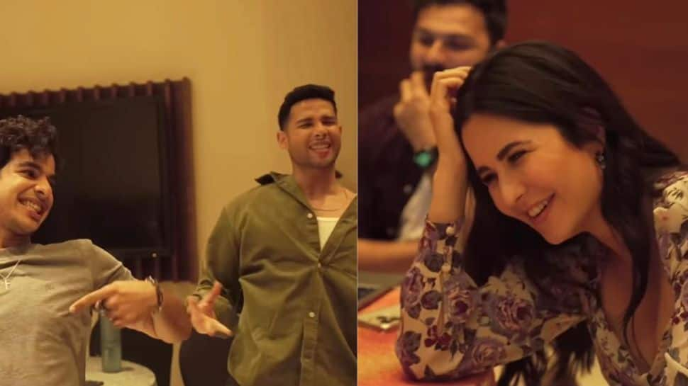 Phone Bhoot: Katrina Kaif shares hilarious BTS video featuring Ishaan Khatter and Siddhant Chaturvedi- Watch 