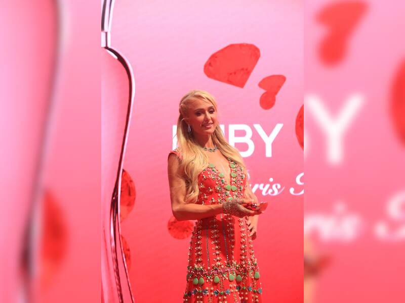 Paris Hilton goes desi glam, launches her new fragrance Ruby Rush in ...