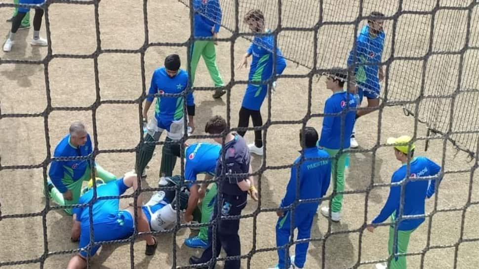 Ahead of IND vs PAK clash, Shan Masood BRUTALLY hit on the head in nets, rushed to hospital after injury