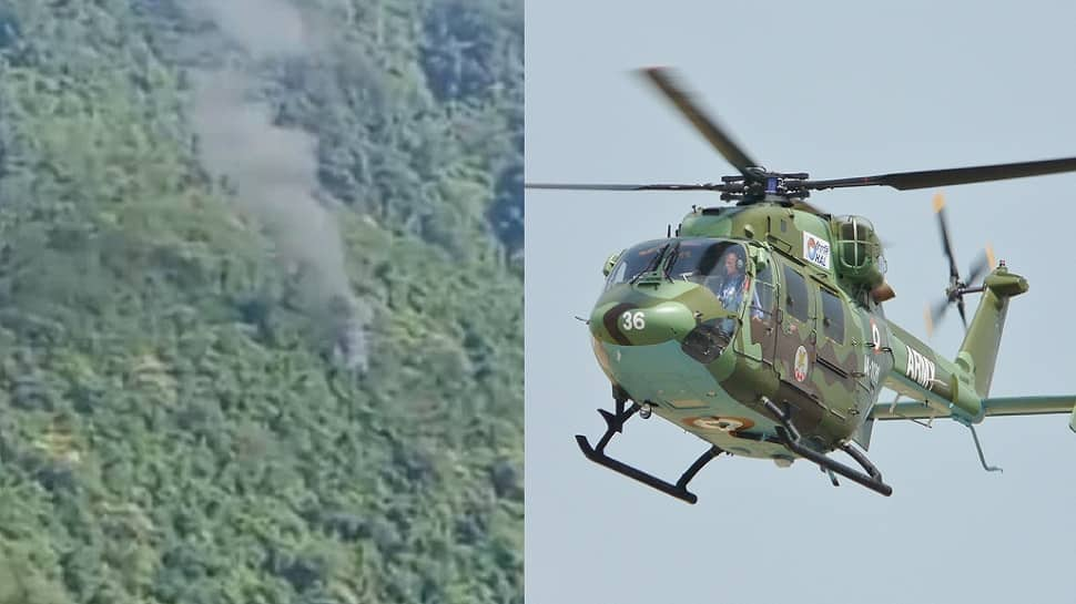 Indian Army&#039;s ALH helicopter CRASHES in Arunachal Pradesh, 4 confirmed dead