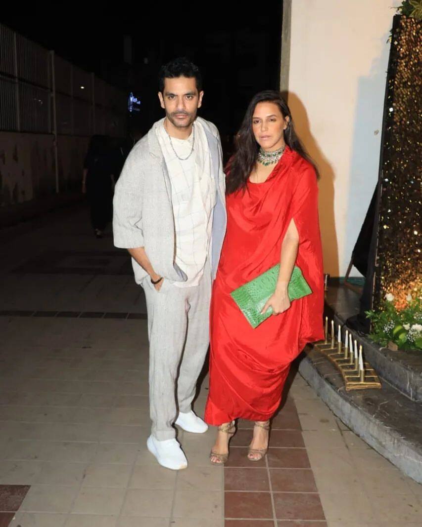 Angad Bedi and Neha Dhupia