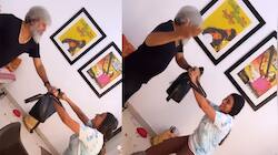 Akshara Singh viral video: Bhojpuri actress gets beaten-up by her dad on-sets?