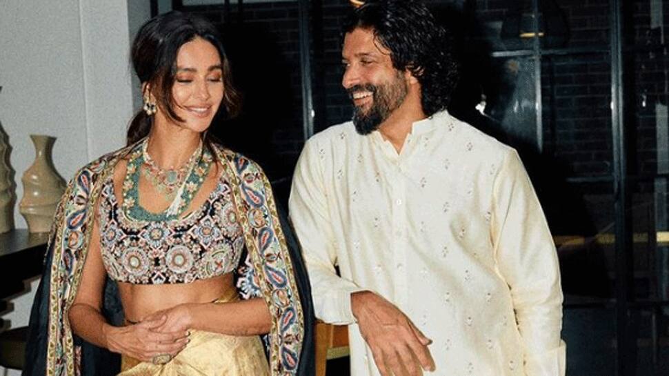 Diwali 2022 Farhan Akhtar Drops Adorable Pictures With Wife Shibani 