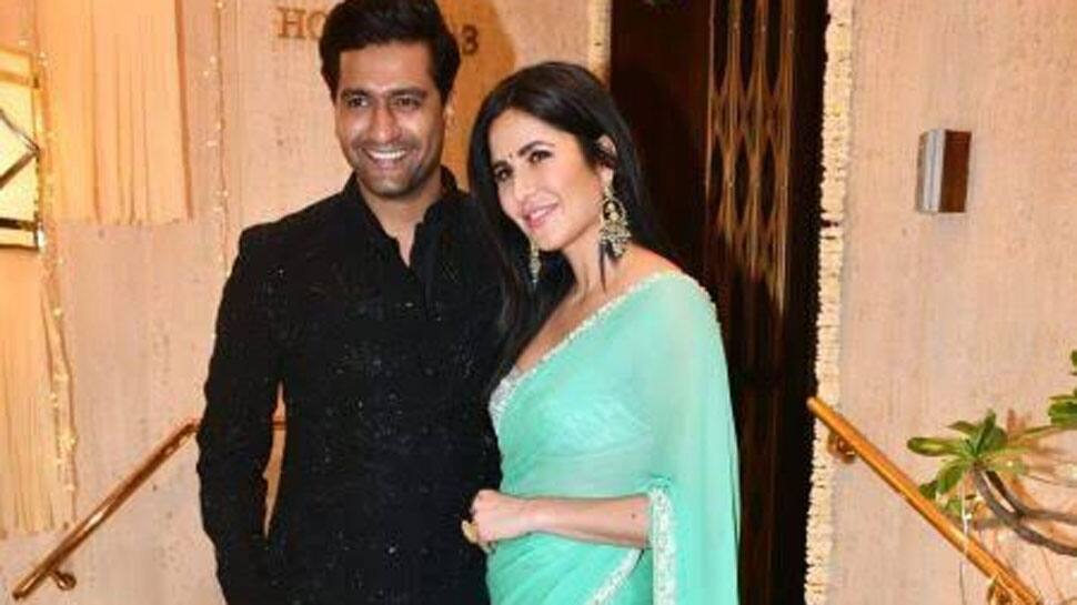 Hot couple Katrina Kaif and Vicky Kaushal add sparkle to Manish Malhotra&#039;s Diwali bash - PICS