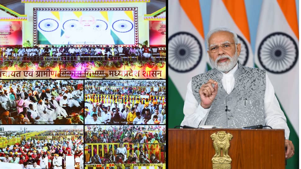 &#039;Citizens has resolved to free country from REVDI culture&#039;: PM Narendra Modi at PMAY-G event