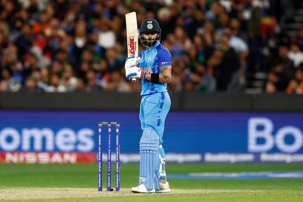 Virtual knockout, chasing for a spot in the semi-final at home, India in a spot of bother at 49/3 with an injured Yuvraj Singh at the other end– the stage was set for Virat Kohli to script yet another memorable chase for the Men in Blue. Kohli smashed a match-winning 82 off 51 against Australia in the 2016 T20 World Cup match. (Photo: ANI)