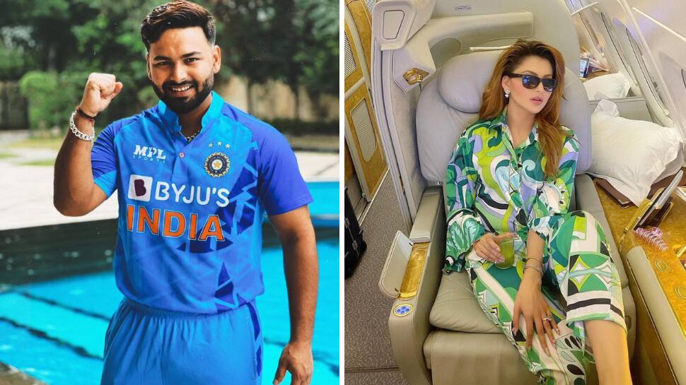 WATCH: Rishabh Pant&#039;s PRICELESS reaction to Urvashi Rautela chants during India vs Pakistan T20 World Cup 2022