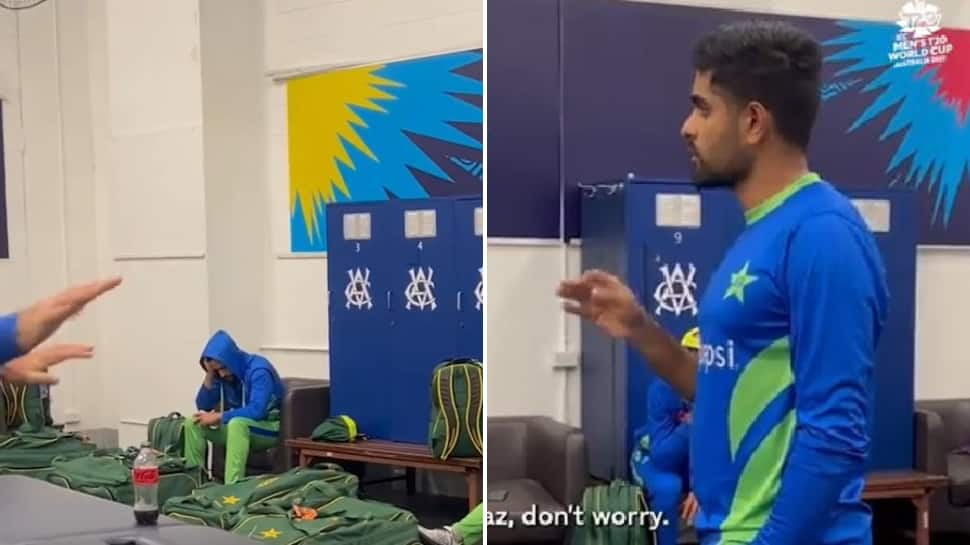 &#039;Especially, Nawaz...&#039;: Watch Babar Azam&#039;s dressing room talk after loss against India in T20 World Cup 2022