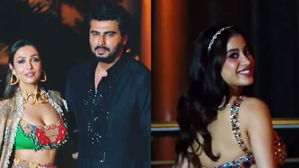 Malaika Arora-Arjun Kapoor, Janhvi Kapoor and others exude hotness at Sonam Kapoor&#039;s Diwali 2022 bash - Watch