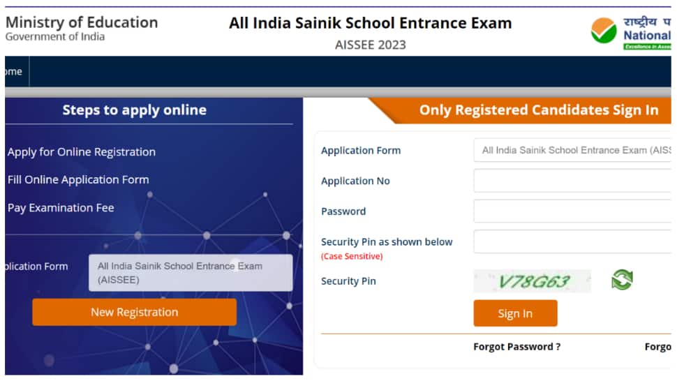 AISSEE 2023 registrations begins at aissee.nta.nic.in- Here’s how to apply