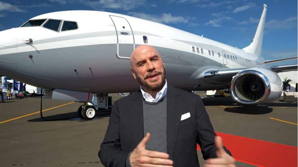 Hollywood actor John Travolta gives tour of his &#039;favourite&#039; uber-LUXURIOUS Boeing Business Jet: Watch video