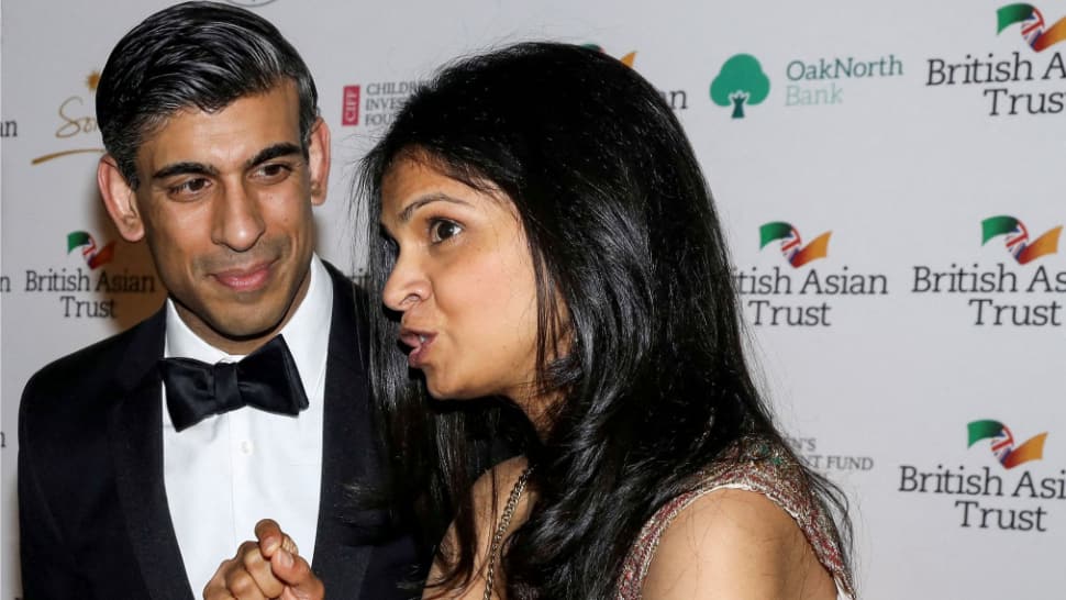 With net worth of 730 million pounds, Rishi Sunak, wife Akshata Murthy are richest ever occupants of 10 Downing Street