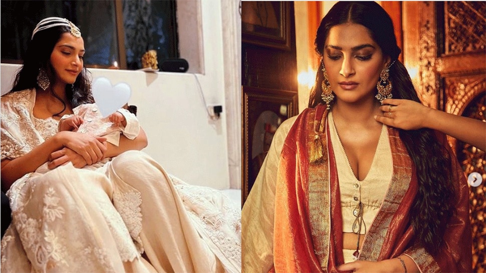 Sonam Kapoor poses with son Vayu in special Diwali photo, check out