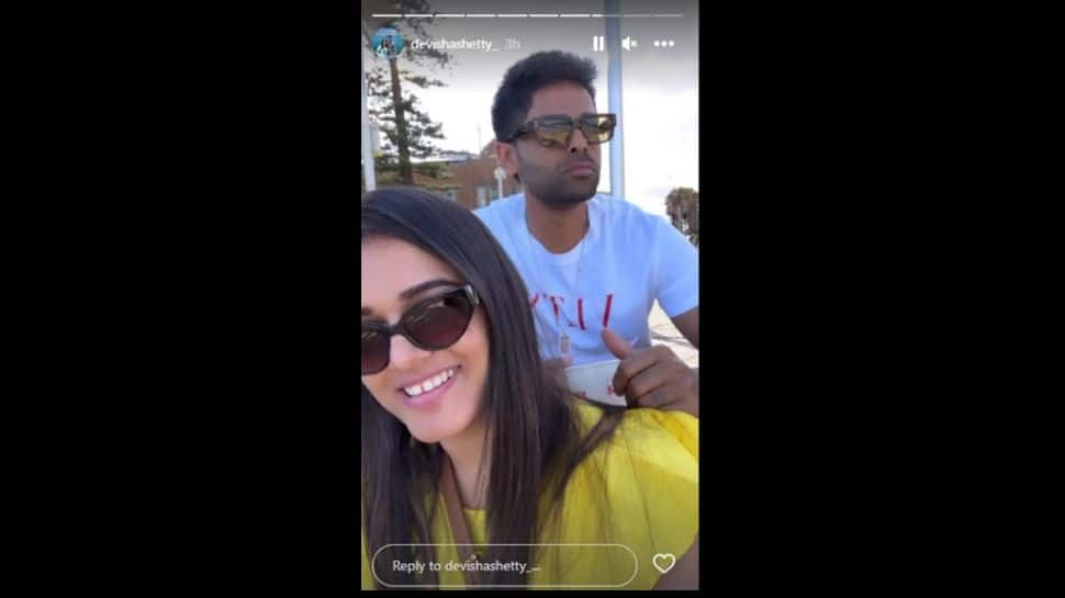 Suryakumar Yadav's wife Devisha Shetty reacted to Dhanashree's photo