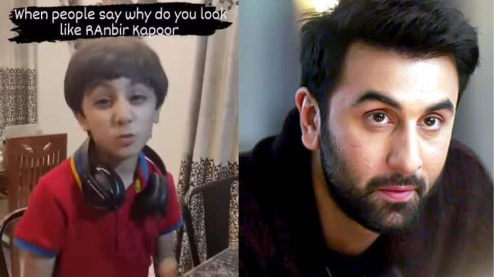 Ranbir Kapoor’s young doppelganger goes viral, leaves netizens stunned- Watch 