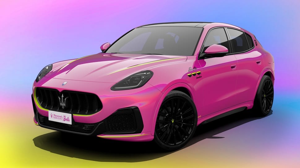 Maserati Grecale Barbie Edition launched, wears Pink shade with Rainbow effect