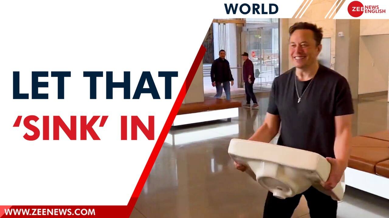 Elon Musk enters Twitter HQ with a literal ‘Sink’, take a jibe with his ...