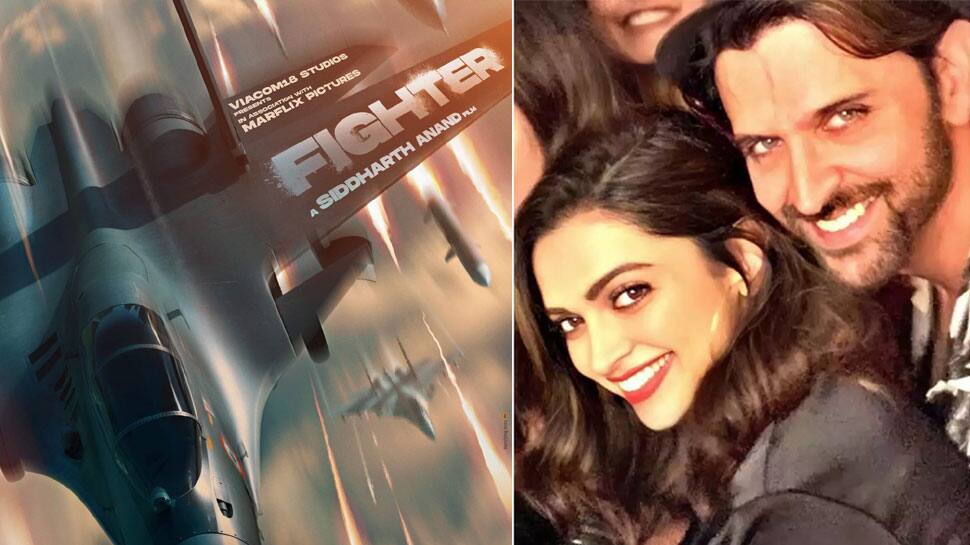 Fighter FIRST LOOK poster: Hrithik Roshan-Deepika Padukone in India's first aerial actioner, release date locked! | Movies News - Vimarsana News