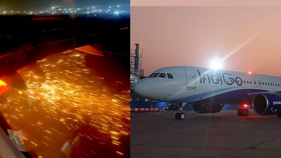 Narrow escape for IndiGo passengers, Delhi-Bengaluru flight catches FIRE during takeoff: Watch Video