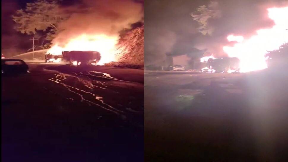 Mizoram: 4 dead, 10 injured as petrol-carrying tanker catches fire 