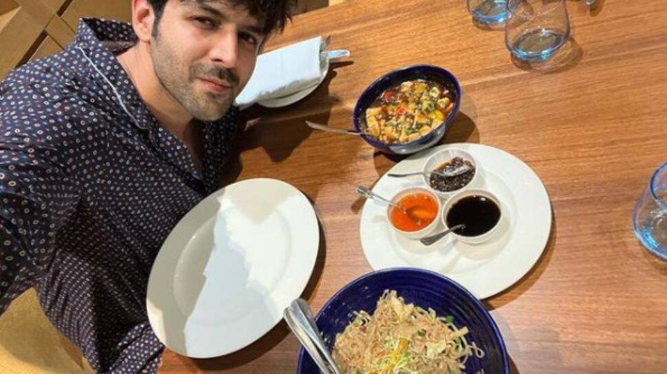 Kartik Aaryan enjoys Chinese food, says, ‘Kaun kehta hai diet food tasty nahi hota?’ 