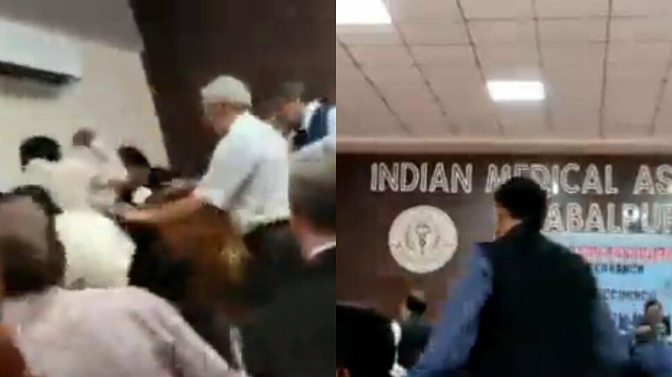 Violence breaks out at Indian Medical Association meeting in Jabalpur - Details inside