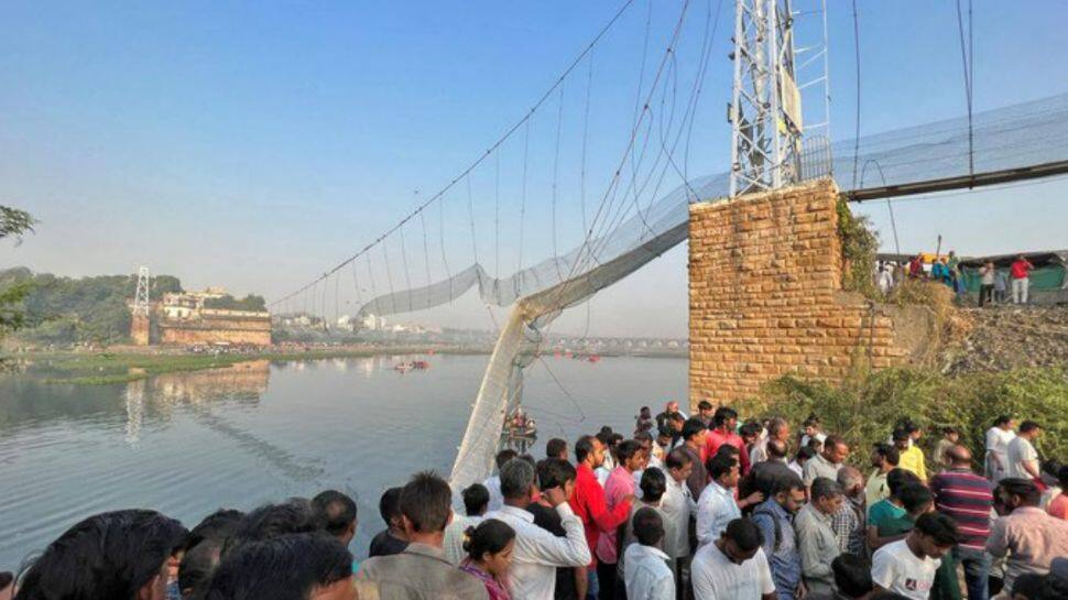 &#039;Mischievous men were shaking ropes of bridge before it collpased,&#039; says Morbi bridge tragedy survivor