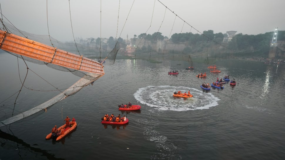 Morbi bridge collapse: PM Modi chairs high-level review meet, to visit tragedy-struck city today