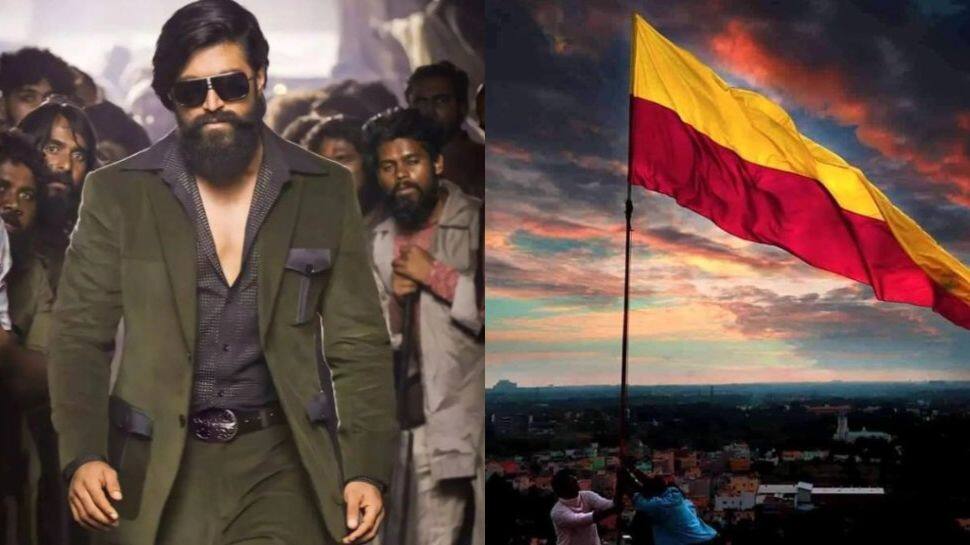 KGF star Yash celebrates Karnataka Day, shares flying Kannada flag- SEE PIC 