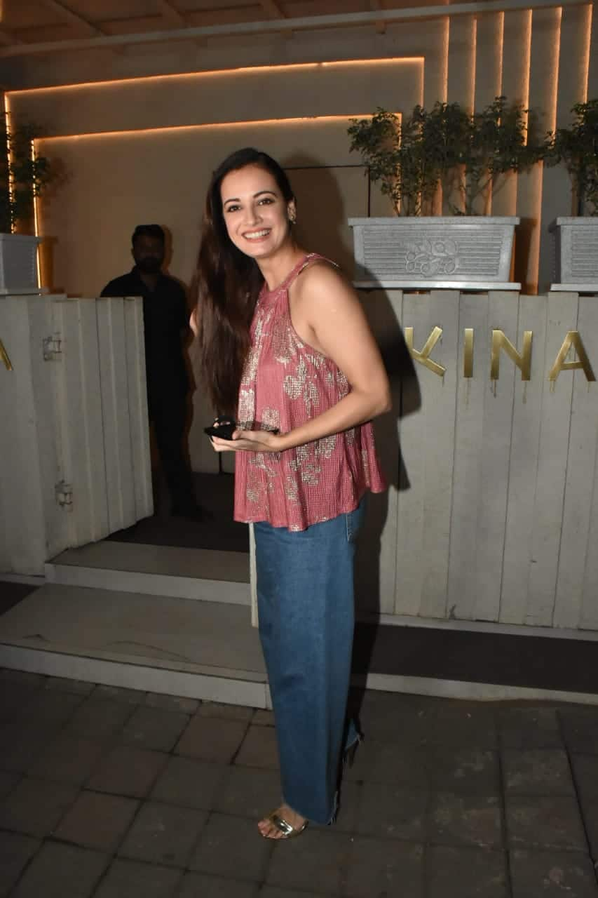 Dia Mirza at pooja Dadlani's birthday