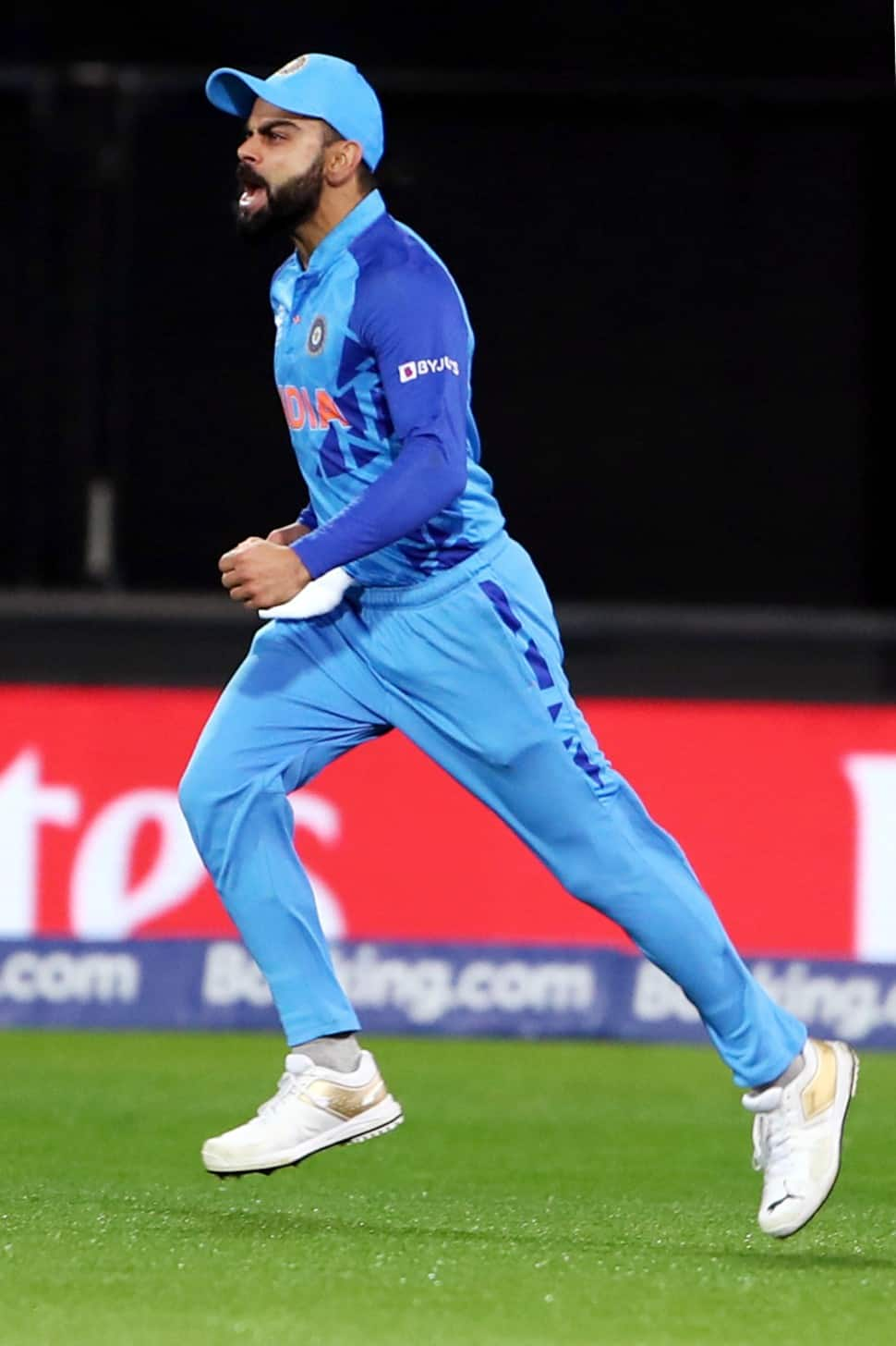 Virat Kohli has a strike-rate of 199.03 in death overs in T20 World Cups. Only two other batters who've scored 100-plus runs at the death have a strike rate higher than Kohli in this phase - AB de Villiers (230.92) and Jos Buttler (206.94). (Photo: ANI)