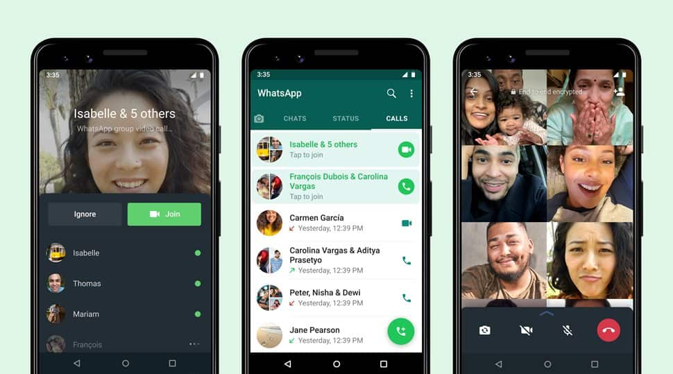 WhatsApp video call limit 